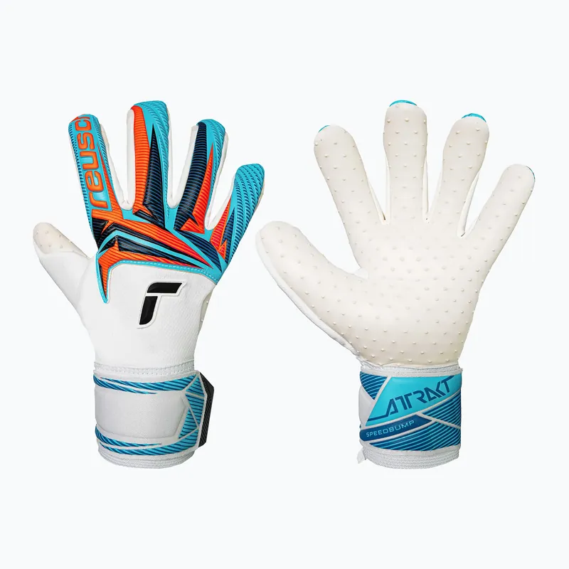 Speciální Cena Brankářské rukavice Reusch Attrakt SpeedBump white/light blue