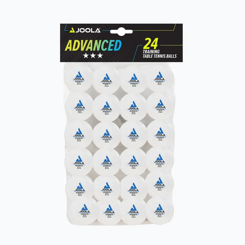 Míčky na stolní tenis JOOLA Advanced Training 40+ 24 ks white Víkendová Akce