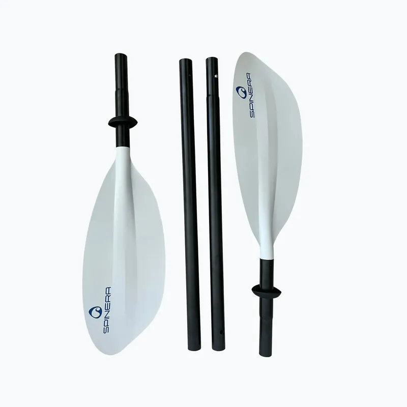 Omezená Nabídka Kajakové pádlo 4-częściowe SPINERA Kayak Basic Alu 4D white Novinka
