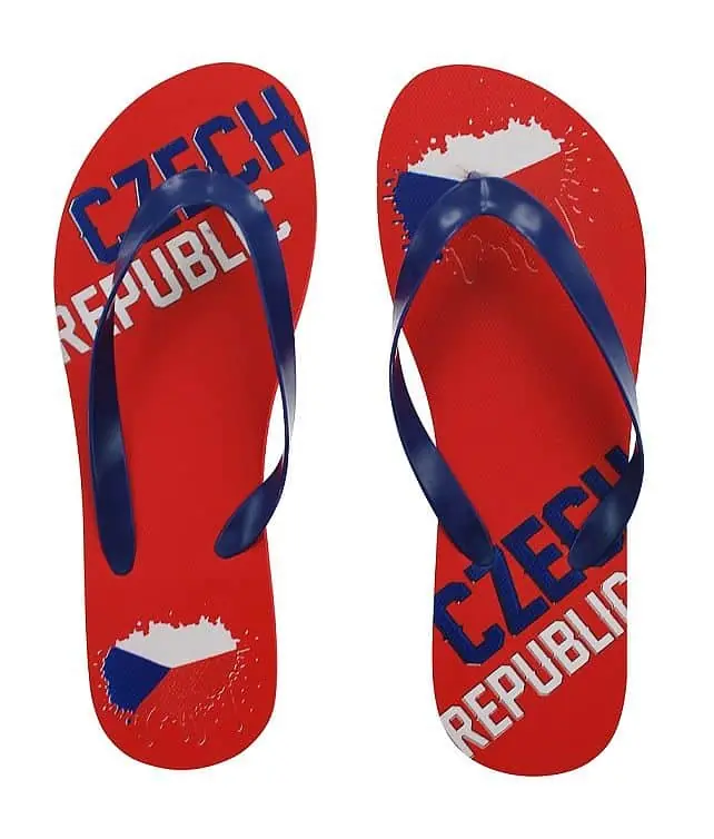 Žabky ČR 2 červená Výprodej