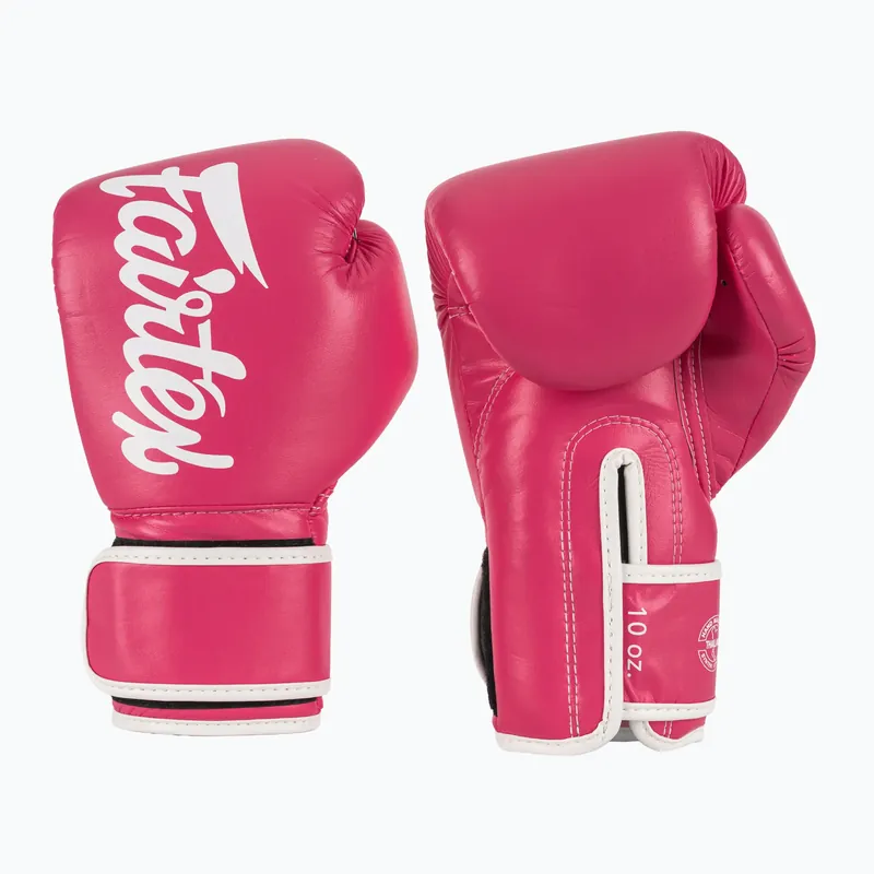 Koupit Online Boxerské rukavice Fairtex Microfiber pink/white