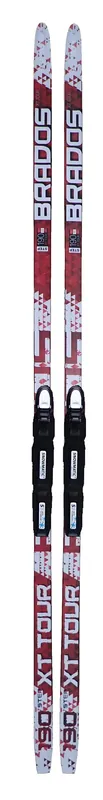 Běžecké lyže šupinaté Brados XT Tour s vázáním SNS červené 195 cm - 195 Speciální Cena