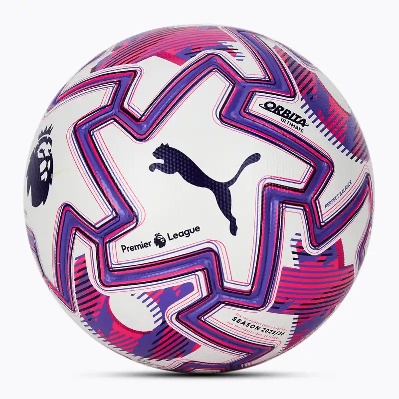 Fotbalový míč PUMA Orbita Ultimate PL Brilliance puma white/multicolor rozmiar vel. 5 Akční Nabídka