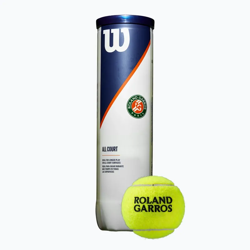 Tenisové míčky Wilson Roland Garros All CT 4 ks yellow Ihned K Objednání