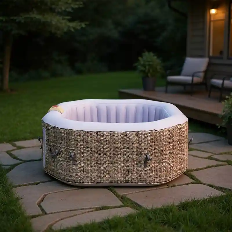 Nejprodávanější Mobilní (nafukovací) vířivka Belatrix Luxury 125 Rattan