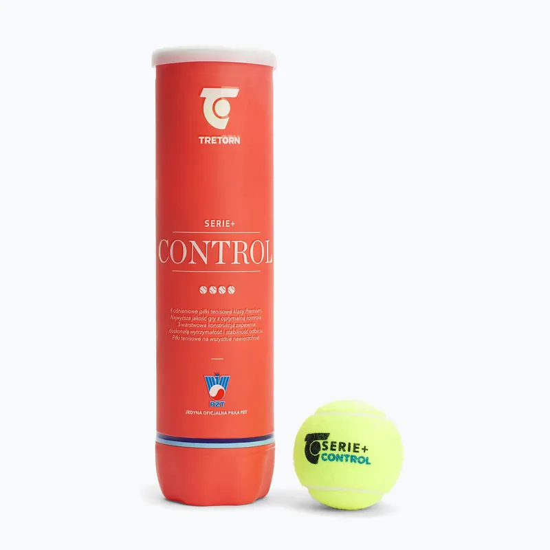 Tenisové míčky Tretorn Serie+ Control 4 ks red Ihned K Objednání