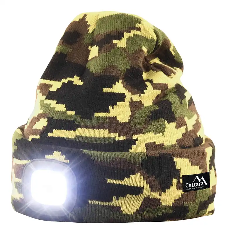 Přímo Od Výrobce Čepice ARMY s LED svítilnou USB nabíjení