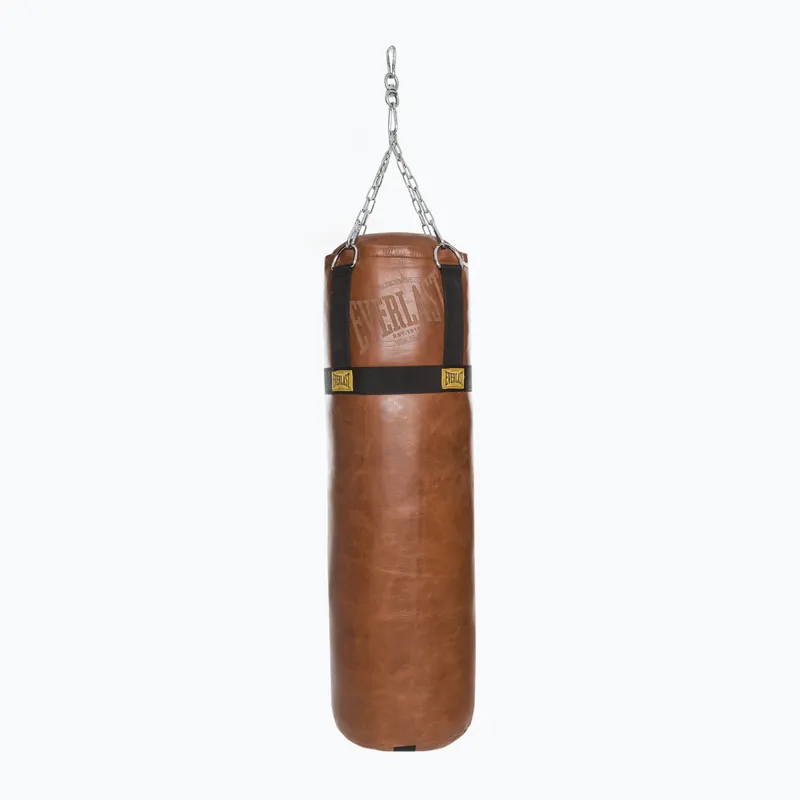 Nejprodávanější EVERLAST 1910 Pro Boxovací pytel kožený hnědý EV5780