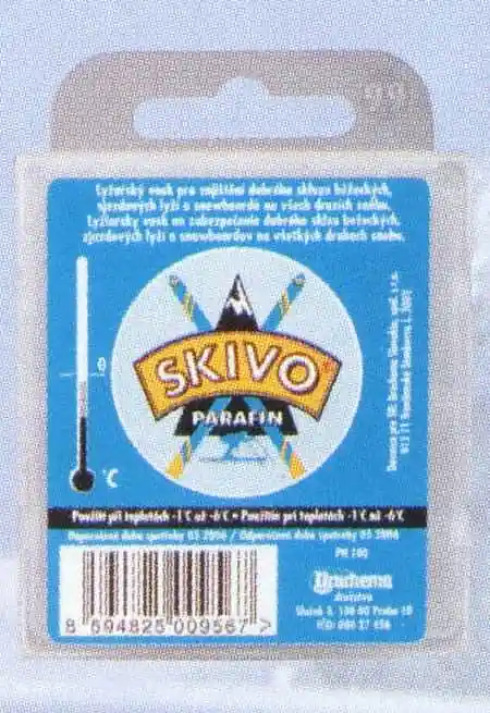Lyžařský vosk SKIVO PA modrý Finální Výprodej