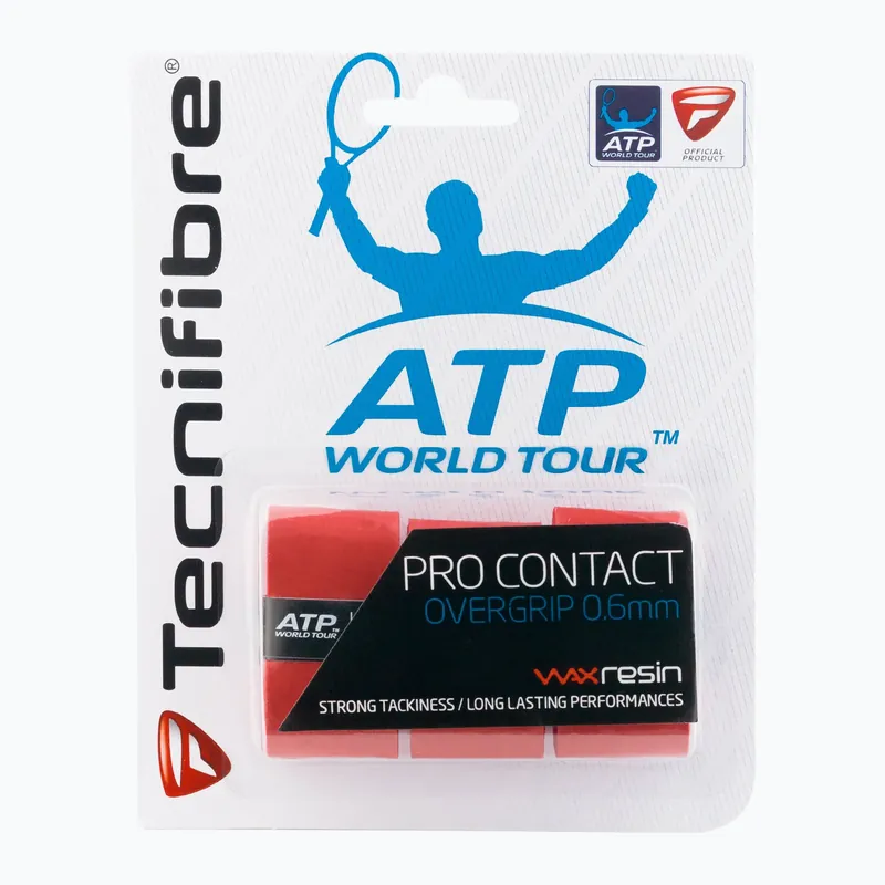 Potah na tenisovou raketu Tecnifibre Contact Pro Red 52ATPCONRD Víkendová Akce