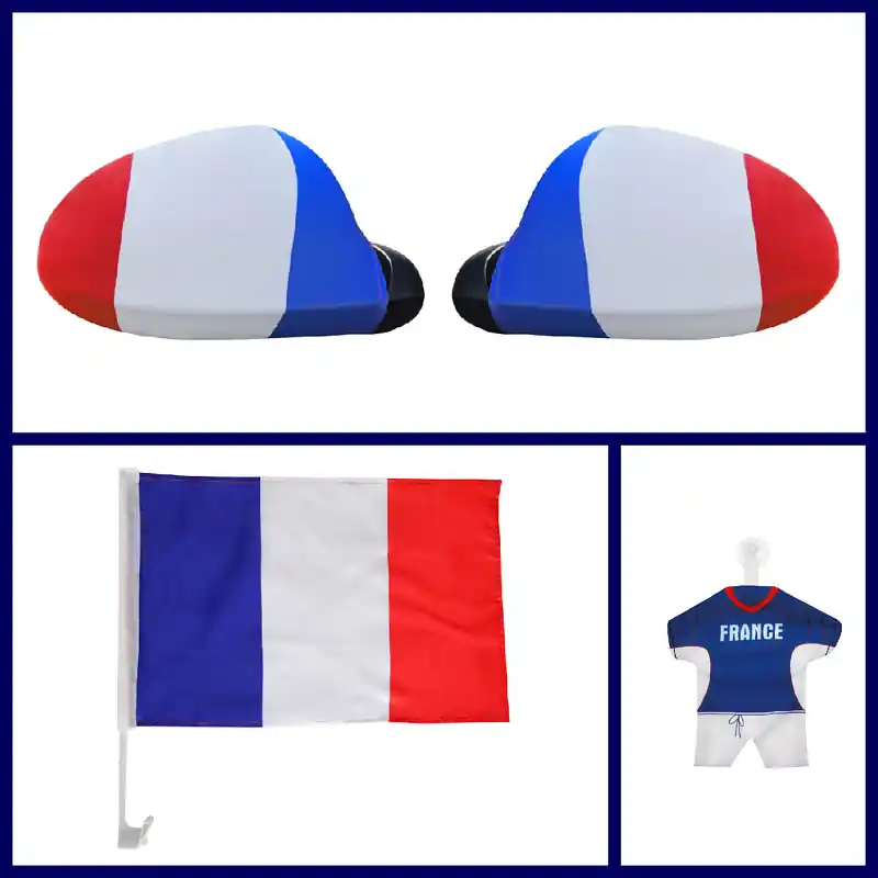 Akční Nabídka Fan sada Francie 001 Car Pack