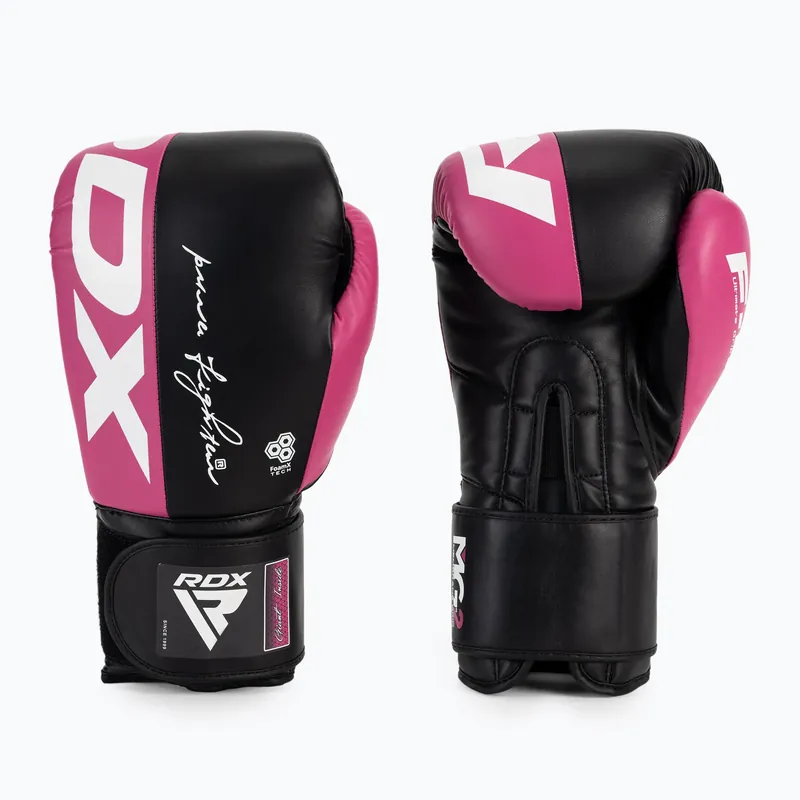 Dokud Zásoby Vydrží Boxerské rukavice RDX REX F4 růžové/černé BGR-F4P-8OZ