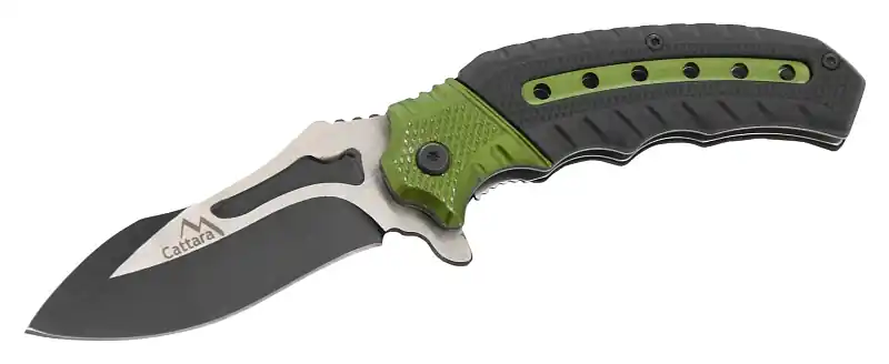 Nůž zavírací COBRA 20cm s pojistkou zelená-černá Novinka