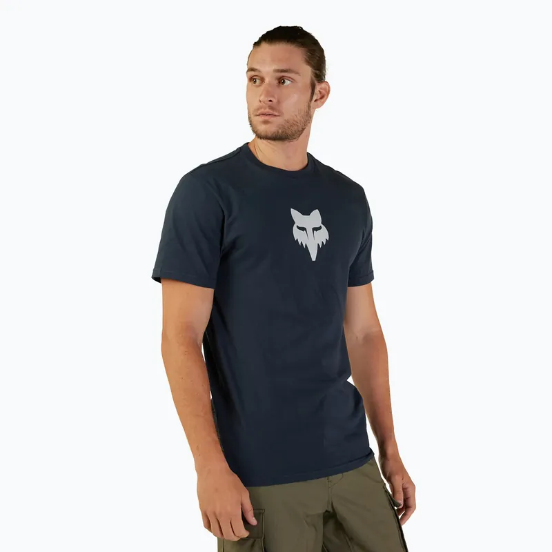 Výhodná Nabídka Pánské tričko Fox Racing Fox Head midnight
