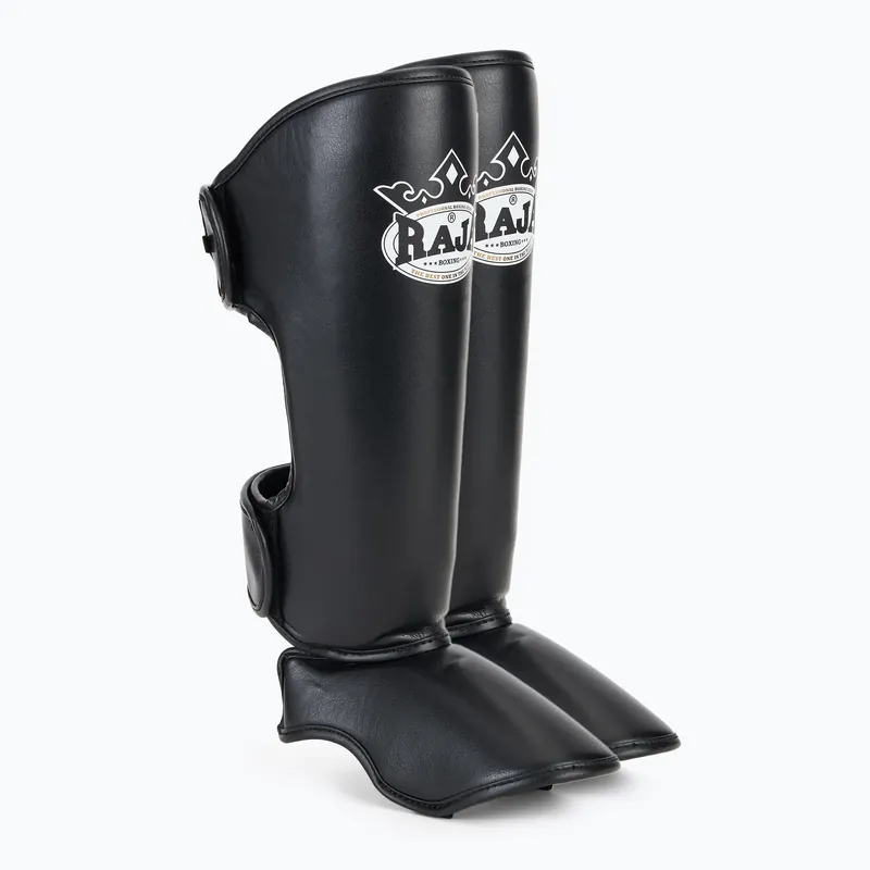 Sleva Chrániče holení a chodidel RAJA BOXING Lightweight Shin Guards Semi Leather black