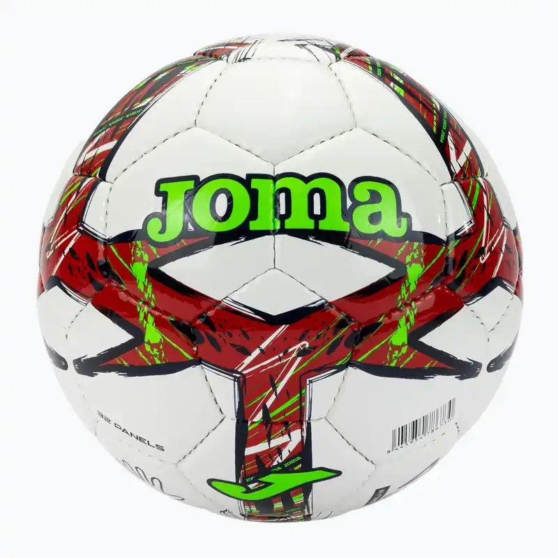 Ověřený Fotbalový míč Joma Dali III red/fluor green velikost 4