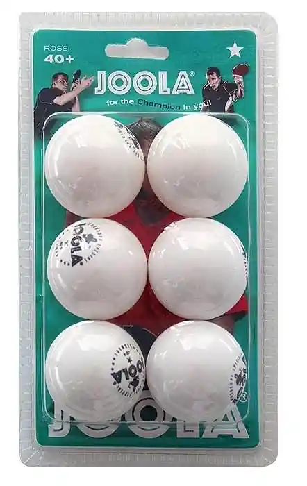 Expresní Doručení Míčky na stolní tenis JOOLA ROSSI* - SET 6 ks - bílá