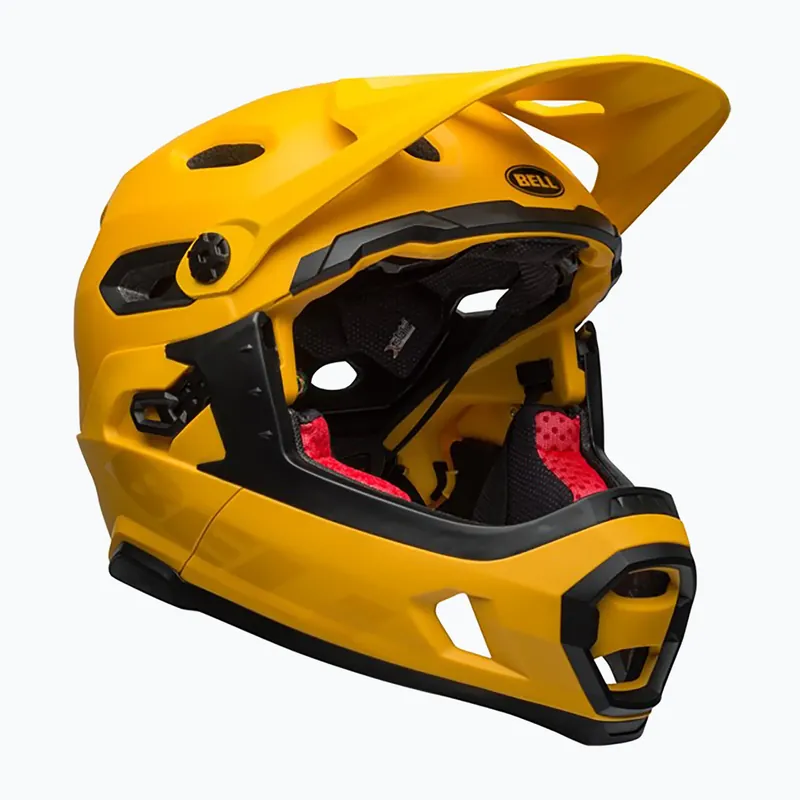Cyklistická přilba Bell FF Super DH MIPS Spherical matte gloss yellow/black Cenově Výhodný
