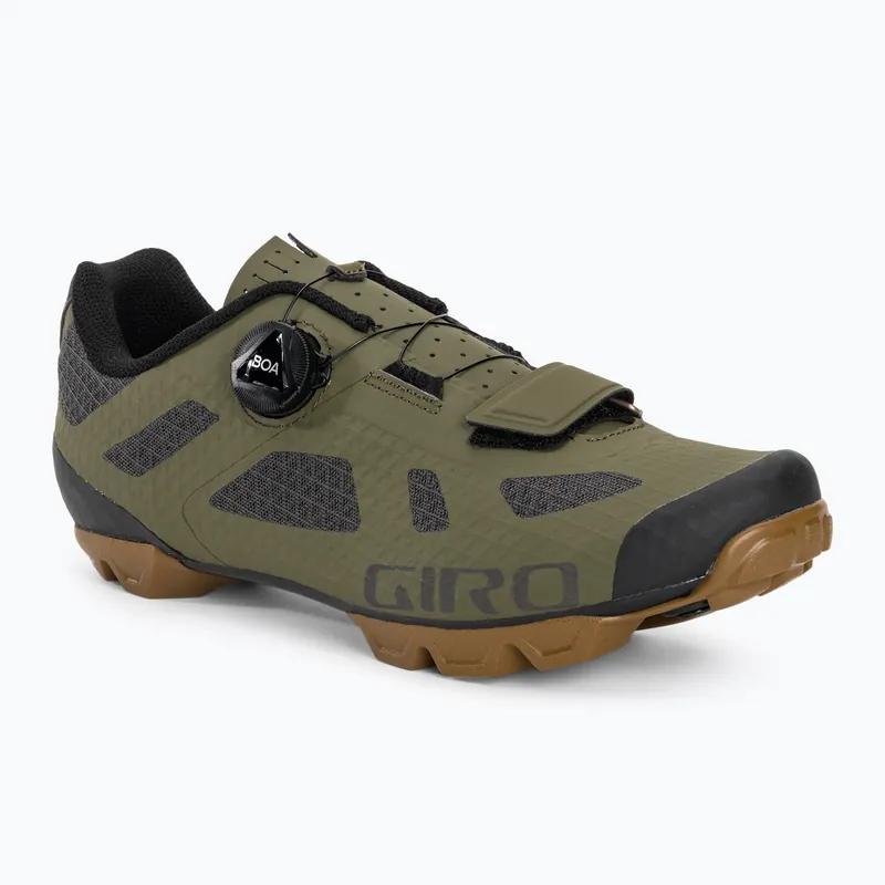 Cyklistické boty MTB męskie Giro Rincon olive gum Nejlepší Volba