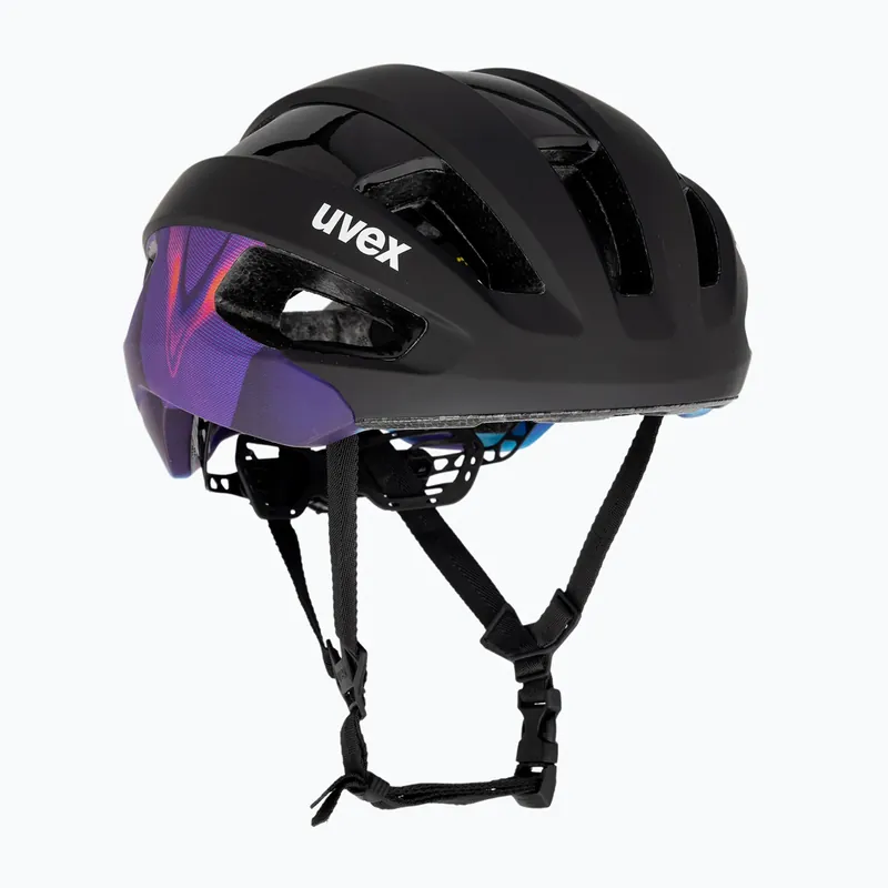 Cyklistická helma UVEX Rise Pro MIPS black/galaxy matt Finální Výprodej