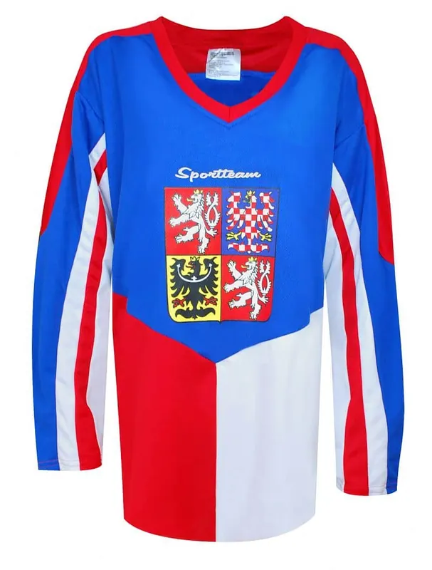 Přímo Od Výrobce Hokejový dres ČR 5, modrý