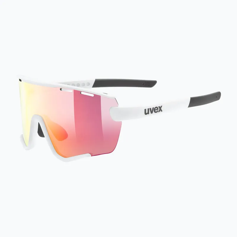 Sluneční brýle UVEX Sportstyle 236 Small Set white matt/mirror red/clear Nejlepší Volba