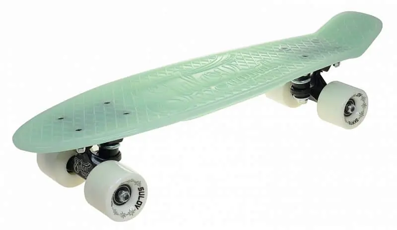 Časově Omezené Penny board 22" BURN RIDER zelený fosforeskující