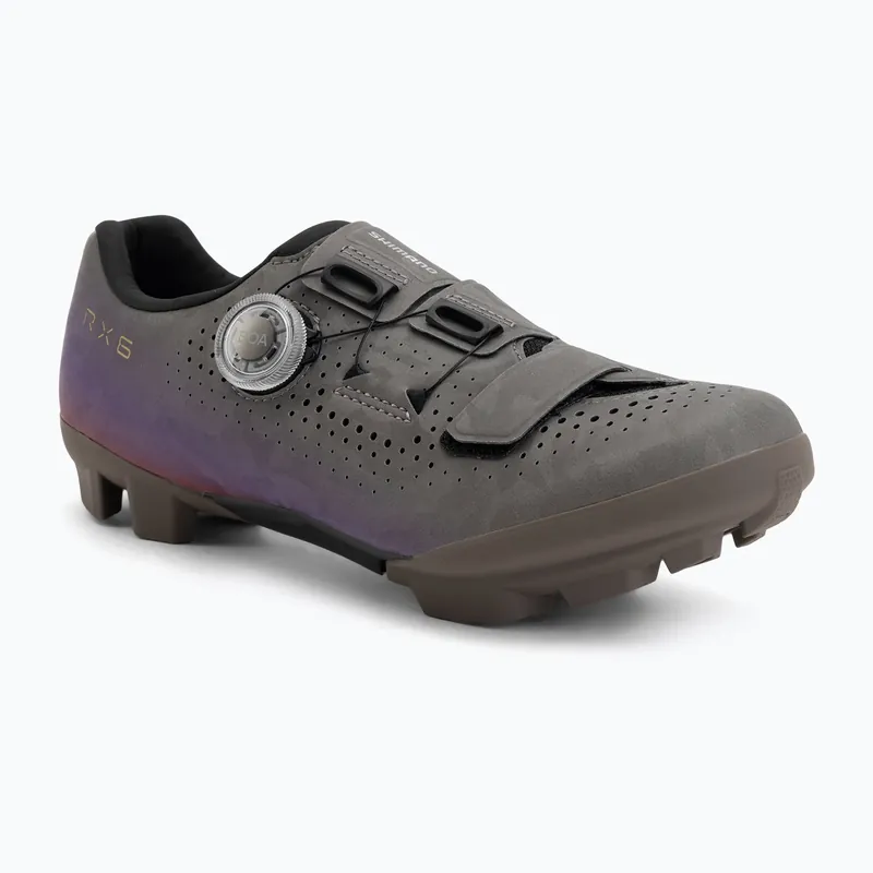 Dámské gravelové boty Shimano SH-RX600 gray/purple Ověřený