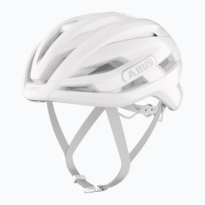 Cyklistická přilba ABUS StormChaser Ace pure white Sezónní Sleva