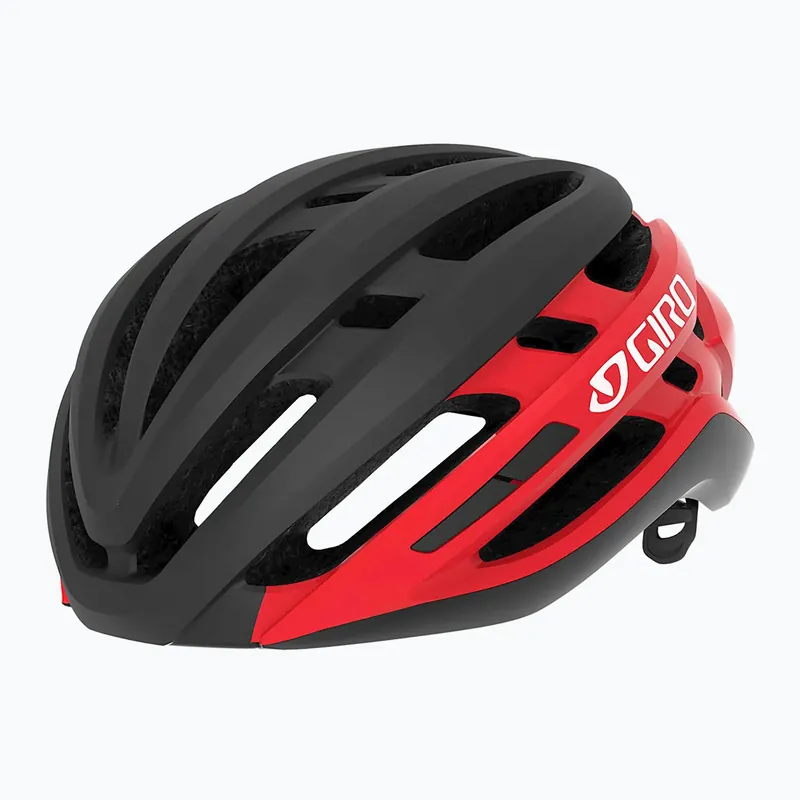 Autentický Cyklistická přilba Giro Agilis Integrated MIPS matte black/bright red
