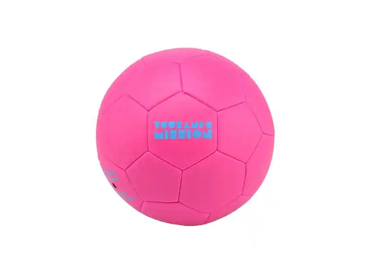 Výhodná Nabídka Fotbal míč šitý Sport Active velikost 5 růžový