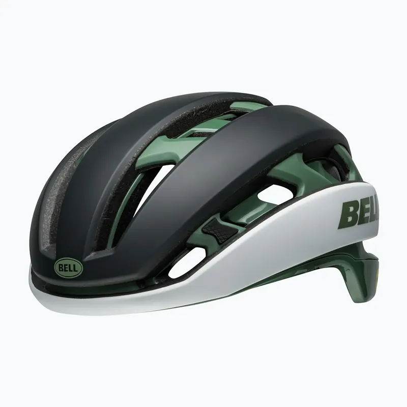 Nová Kolekce Cyklistická přilba Bell XR MIPS Spherical matte gloss scarab/white