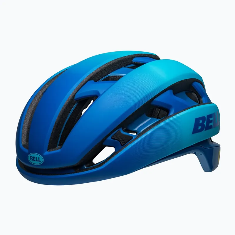 Zlevněný Cyklistická přilba Bell XR MIPS Spherical matte gloss blue/flare