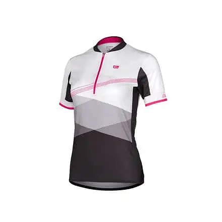 Bezpečná Platba LIV cyklistický dres bílá-růžová