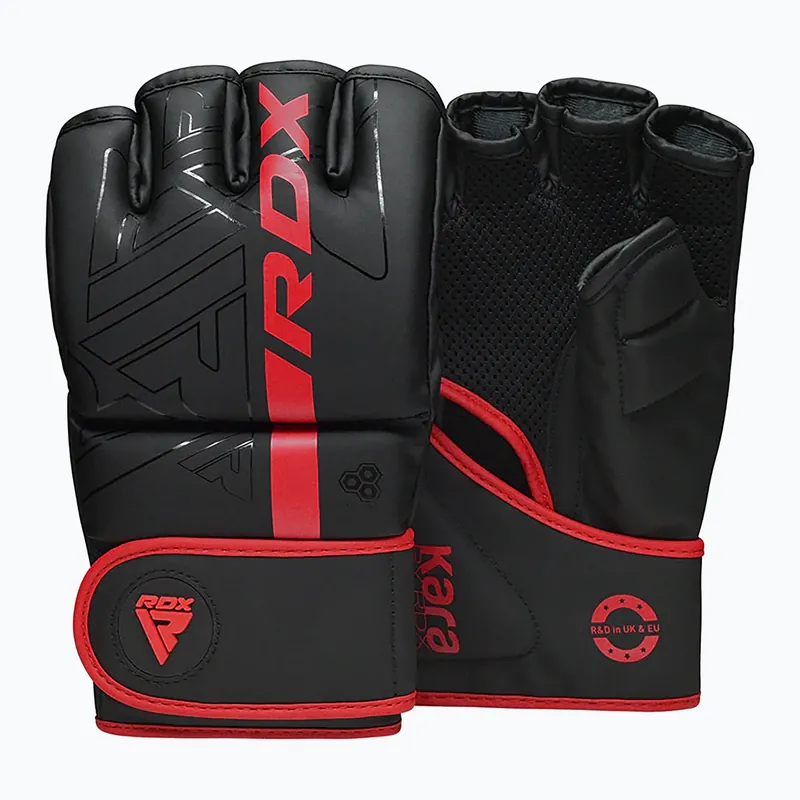 Jen Po Omezenou Doba Grapplingové rukavice RDX Grappling F6 matte red
