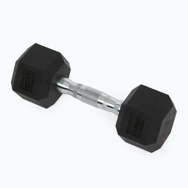 Jen Po Omezenou Doba Pogumovaná činka XTREXO Hex HXD50 5 kg