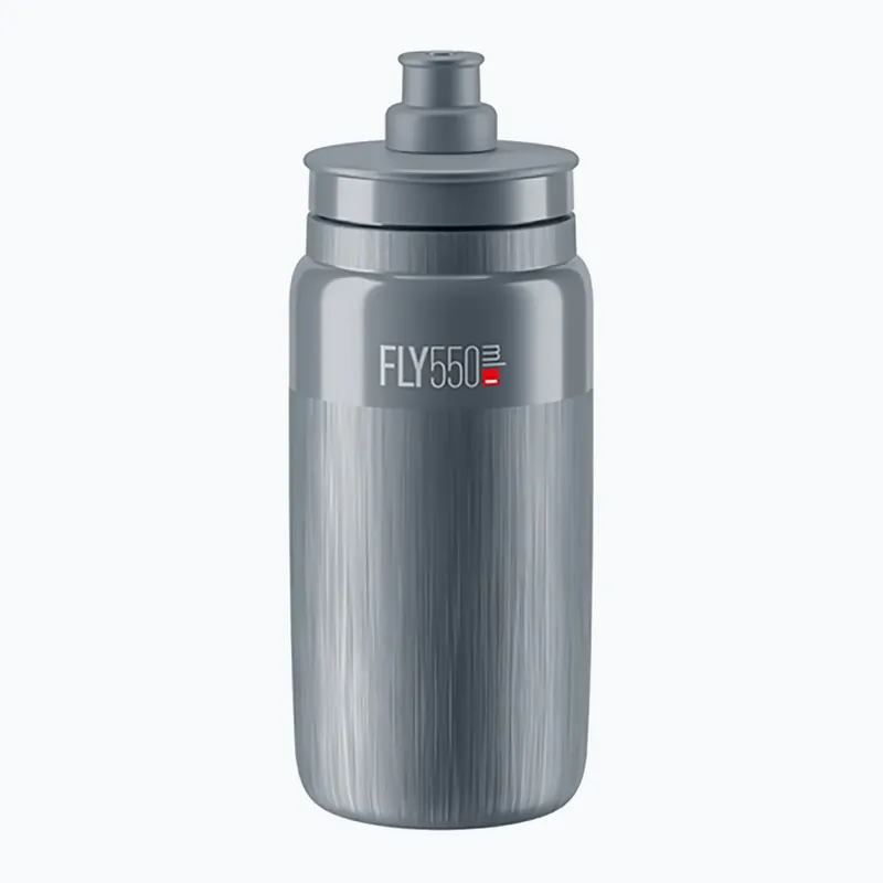 Cyklistická láhev Elite FLY Tex 550 ml grey/grey logo Cenově Výhodný