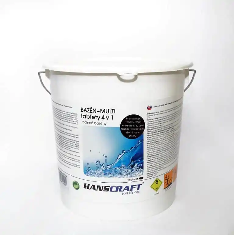 HANSCRAFT BAZÉN - MULTI tablety 4v1 - 2,4 kg Odeslání Ihned
