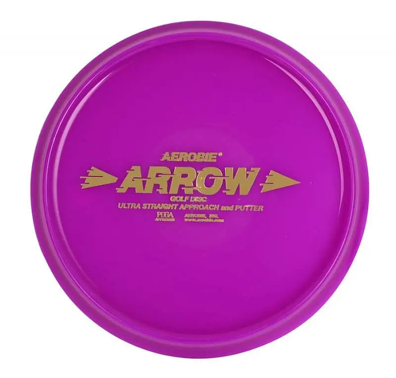 Létající talíř Aerobie ARROW fialový, disc golf Ověřený