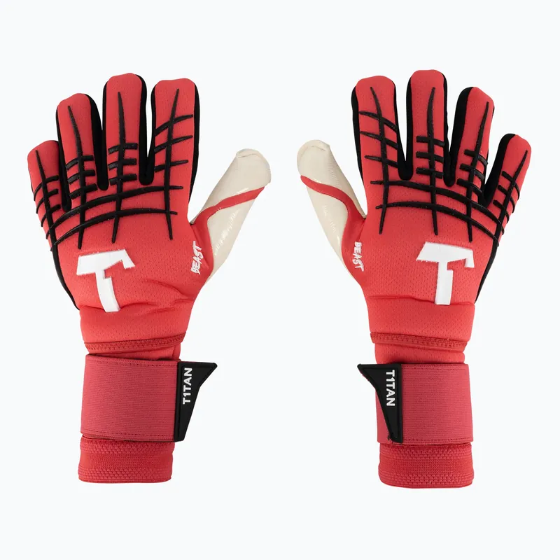 Výprodej T1TAN Beast 3.0 brankářské rukavice červené