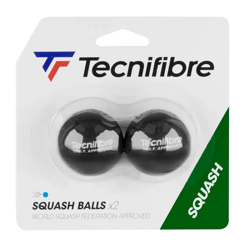 Tecnifibre squashové míčky sq Balls Red Dot 2p black 54BASQUBLU Speciální Cena