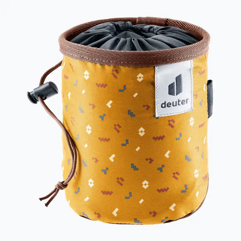 Pytlík na magnézium Deuter Gravity Chalk Bag I cinnamon blocks/ umbra Novinka