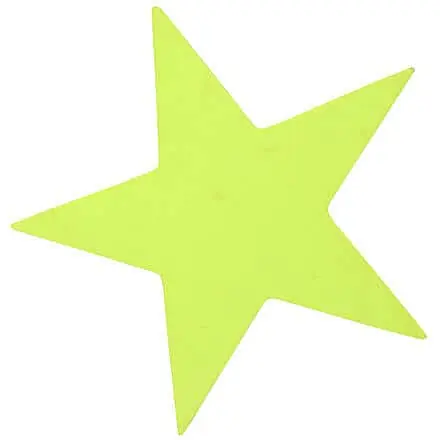 Jen Po Omezenou Doba Star značka na podlahu žlutá