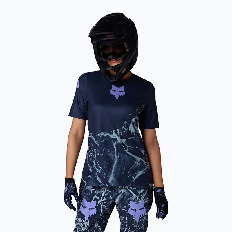 Dámský cyklistický dres Fox Racing Ranger Image Print arctic blue Oblíbený