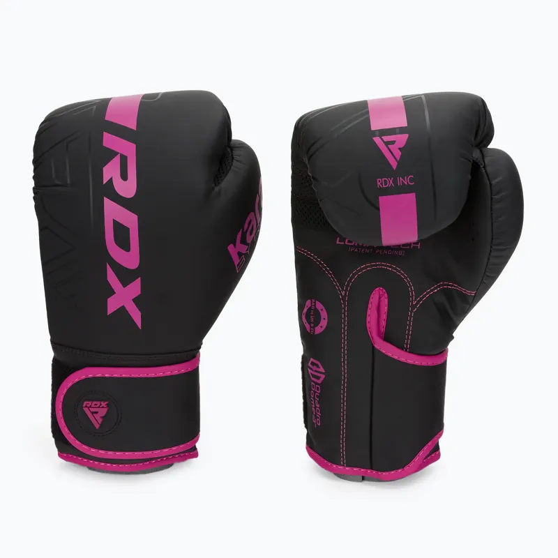 Boxerské rukavice RDX F6 černo-růžove BGR-F6MP Akční Cena