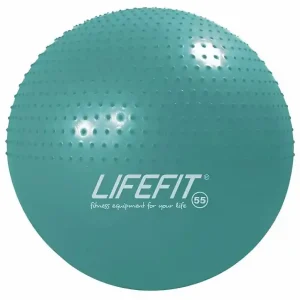 Gymnastický masážní míč LIFEFIT® MASSAGE BALL 55 cm, tyrkysový Autentický