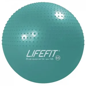 Sezónní Sleva Gymnastický masážní míč LIFEFIT® MASSAGE BALL 65 cm, tyrkysový