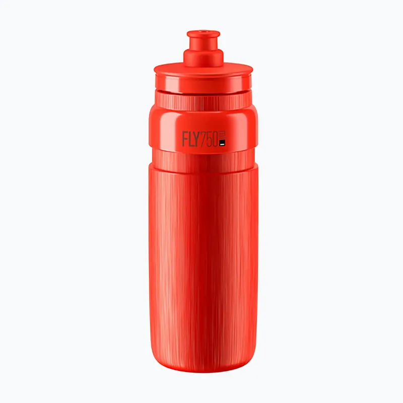 Autentický Cyklistická láhev Elite FLY Tex 750 ml red/grey logo