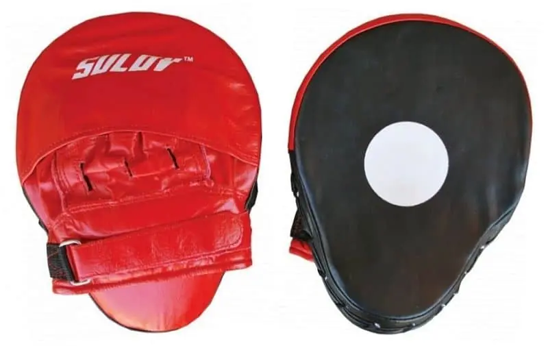 Box lapa prohnutá SULOV® kožená, pár, červeno-černá Originální