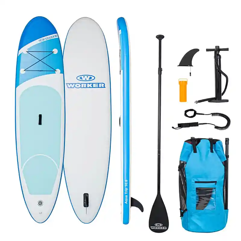 Bezpečná Platba Paddleboard s příslušenstvím WORKER WaveTrip 10‘6"